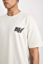 Defactofit Nba Miami Heat Boxy Fit Crew Neck Short Sleeve T-Shirt B3923Ax24Sp - 7
