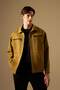 Relax Fit Polo Collar Snap Fastener Zipper Pocket Transitional Spring Jacket Coat B6711Ax24Sp