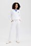 Defactofit Oversize Printed Stand Collar Zipper Sports Sweatshirt B4598Ax24Sp - 6