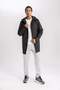 Fit Water Repellent Raincoat Coat Windproof Hooded Zippered Long with Pockets C3972Ax24Sp - 2