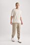 Jogger Gabardine Pants Regular Waist Lace-Up Pocket Elastic Leg B7493Ax24Sp - 5