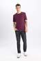 Regular Fit Crew Neck Printed Short Sleeve Heavy Fabric T-Shirt B4291Ax24Sp - 2