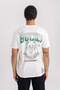 Defactofit Nba Milwaukee Bucks Standard Fit Crew Neck Short Sleeve T-Shirt B3909Ax24Sp - 8