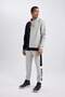 Defactofit Jogger Sweatpants Standard Fit Double Pockets Printed Elastic Leg B4488Ax24Sp