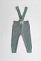Unisex Baby 4 Seasons Adjustable Cross Strap Flexible Knitwear Tights 3-24 Months-çağla - 3