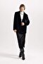 Oversize Wide Fit Double Breasted Velvet Blazer Jacket B4880Ax23Wn - 2