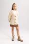 Girl's V-Neck Knitwear Cardigan Z0197A623Wn - 5