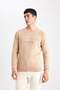 Relax Fit Crew Neck Printed Sweater Sweater B3857Ax23Wn - 3