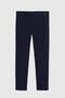 Slim Fit Navy Blue Dobby Suit with Combination - 7