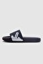 Navy Blue Single Strip Slippers - 2