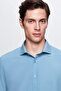 Ds Groom Slim Fit Petrol Classic Tie Tie Long Sleeve Easy-Iron Shirt - 3