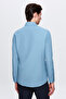 Ds Groom Slim Fit Petrol Classic Tie Tie Long Sleeve Easy-Iron Shirt - 4