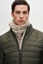 Ds Groom Slim Fit Khaki Windproof Fiber Filled Inflatable Coat - 2