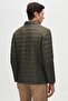Ds Groom Slim Fit Khaki Windproof Fiber Filled Inflatable Coat - 4