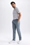 Regular Fit Chino Canvas Trousers Gabardine Pocket Straight Leg T1052Az23Sp - 2