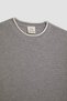 Boy's Gray Crew Neck Knitwear Sweater U8991A623Wn - 2