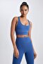 Defactofit Crew Neck Printed Sports Bra A3939Ax23Au - 4