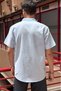 Men's, collar detail, cotton, old money, short sleeved shirt - 6
