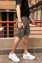 Men's, Elastic Waist, Cargo pocket, Lace-up, Back pocket flap shorts - 3