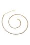 Gold Cap. 3mm. Waterway Stone Women's Necklace Chain Ek18Sr-3 - 3