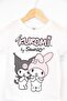 Kuromi Printed Flexible Leggings Girl's Set - 3