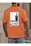 تي شيرت مطبوع كبير الحجم للجنسين