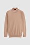 Ds Damat Regular Fit Beige Cotton Blended Half Fisherman Knitwear Sweater - 5