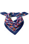 Seagull and Fish Pattern Scarf Bandana 50X50 cm