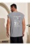 No Money but Love Printed Sleeveless T-Shirt