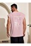 No Money but Love Printed Sleeveless T-Shirt