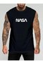 Nasa Printed Sleeveless T-Shirt