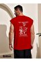 No Money but Love Printed Sleeveless T-Shirt