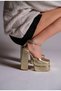Women's Elegant Shoes Double Platform Special Design Evening Dress Shoes