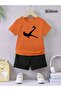 Children's Shorts Suit Unisex Character Printed