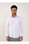 Men's Regular Fit Long Sleeve White Shirt - 3