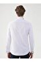 Men's Slim Fit Ata Collar White Shirt - 4