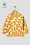 Girl's Scored Seasonal Oversize Top Sweatshirt - 2