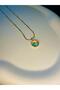 316L Steel Dolphin Detailed Gold Necklace - 4
