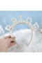 Pearl Detailed Bridal Crown, Bachelorette Party - 2