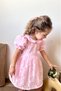 Pink Baby Collar Lace Patterned Short Sleeve Baby Girl & Girl Dress - Rose - 7