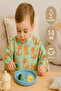 Baby Feeding Bib 0-2 Years |   Wearable Sleeves and Animal Pattern |   Waterproof