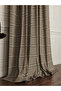 Lorenzo Linen Bearded Fon Curtain Mink - 2