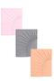 3 Pieces 50 X 90 X 10 cm Mother's Side Elastic Combed Cotton Fabric Baby Bedsheet