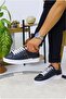 Ti̇ggo Orthopedic Men's Shoes with Laces, Sewing, Washable - 3