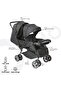 Magnum Tandem Easy Fold Twin Travel Stroller/Tandem Stroller - 4