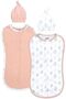 Swaddle Pods with Beanie Pack of 2 Swaddle Blankets - 2