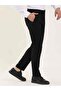 Men's Regular Fit Black Trousers - 2