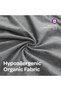Organic C Shaped Maternity Pillow-Light Grey - 4