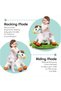 My Pony Kids Toy 2in1 Rideon Rolling + Rocking Horse Baby Rocker Toy for Girls and Bo - 3