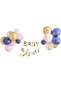 - Baby Shower Lettering and Balloon Decorations - Gold